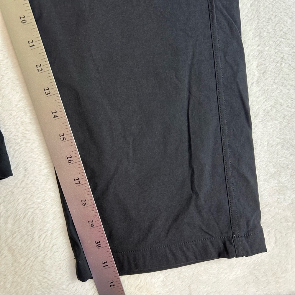Eddie Bauer Men's Pants Size 38x32 Black Fleece Lined Straight Leg Pockets - Picture 7 of 11